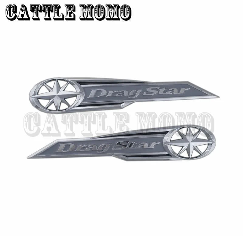 Наклейки для Yamaha Vstar XVS XV 400 650 серебристый и золотой цвет|sticker for yamaha|tank badgesfor yamaha |