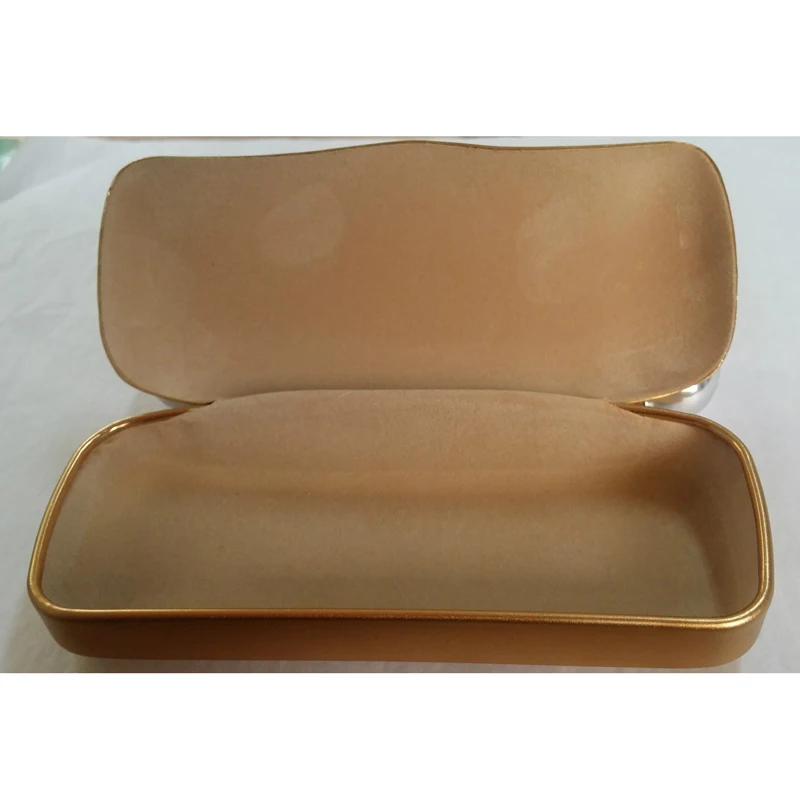 

Gold Silver Metal Aluminum Magnesium Automatic Glasses Box for Sunglasses Reading Glasses Cases Holder Package
