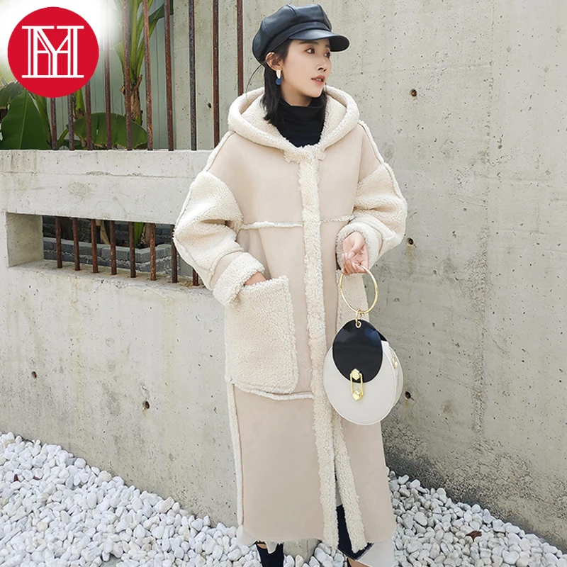 Новое поступление 2019 года роскошная зимняя куртка с отделкой из меха Мериносовой