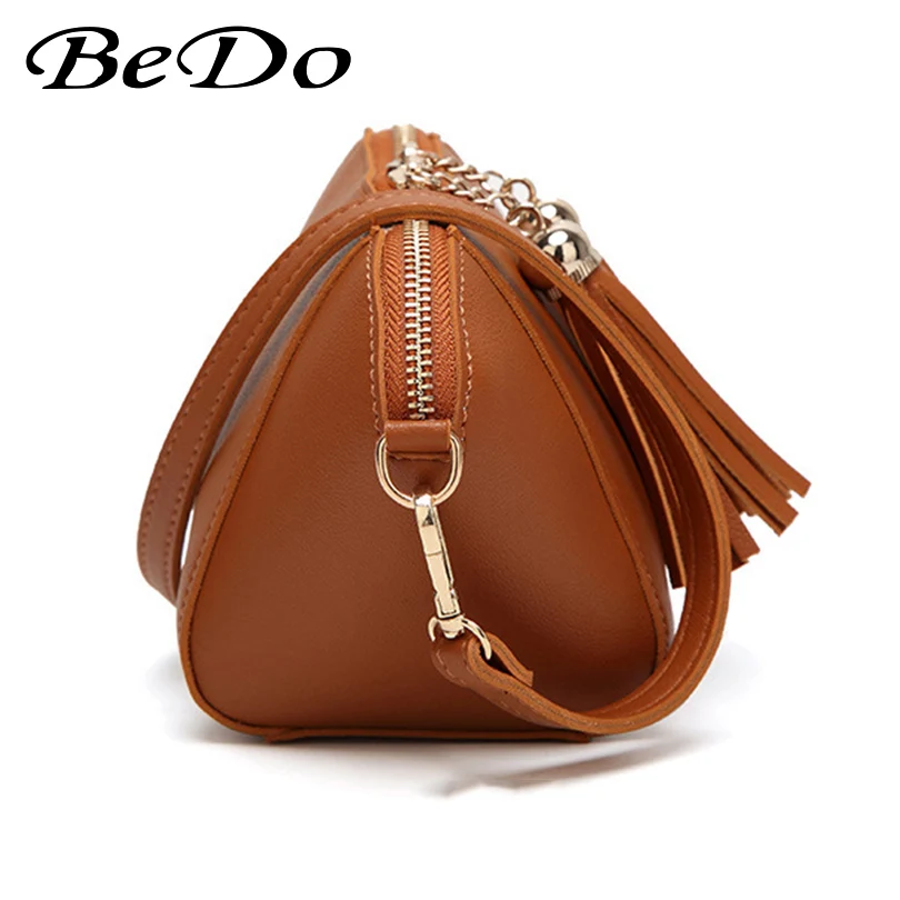 Модные женские мини сумки BeDo с кисточками дизайнерские мессенджеры от