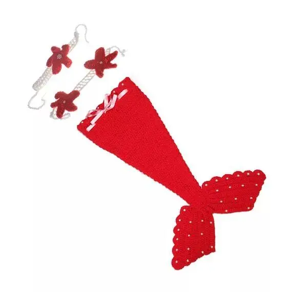 2017 симпатичная маленькая Русалочка реквизит для фотосъемки новорожденных