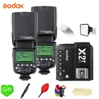 Беспроводная вспышка Godox TT685-CNSFO 2,4G HSS TTL + триггер X2T-CNSFO для камер Canon, Nikon, Sony, Fujifilm, Olympus