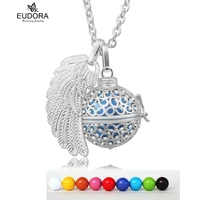 eudora harmony bola ball angel caller pendant angel caller chime ball sound 20mm mexican bola with chain necklace jewelry fk154n