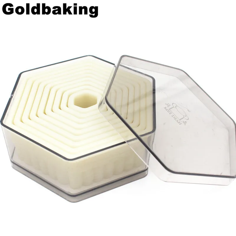 9 шт шестигранное печенье форменное резак для печенья набор|cookie cutter set|cookie cutterbiscuit
