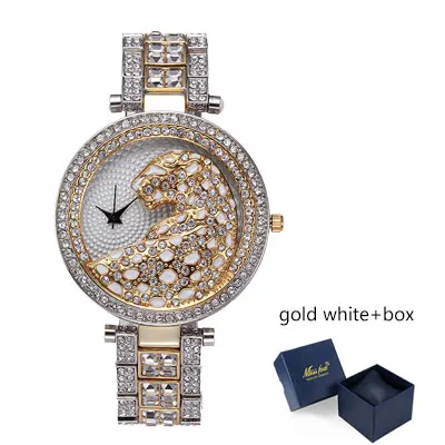 Gold-White MissFox Miss Fox повседневные женские часы Серебряные Водонепроницаемые кварцевые часы женские золотые женские часы лучший бренд Роскошные часы для женщин - Цвет: Gold-White