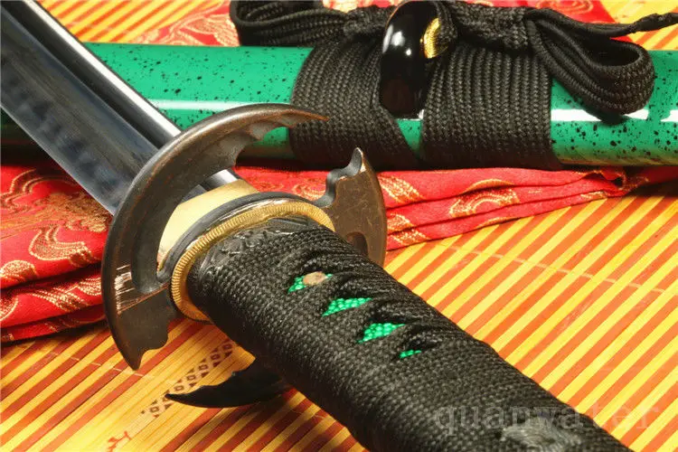 41 &quot1095 углеродистая сталь глина закаленная японская самурая Катана очень острый