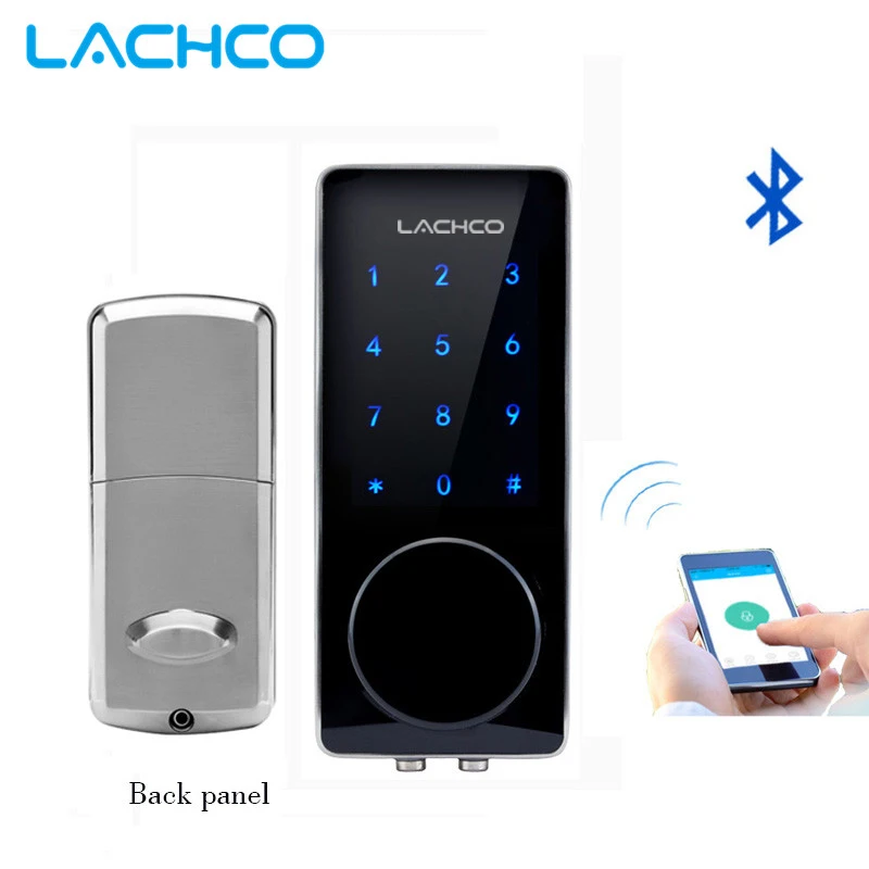 Электронный Умный Замок LACHCO с Bluetooth приложение для блокировки дверей код Deadbolt