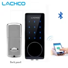 Электронный Умный Замок LACHCO с Bluetooth, приложение для блокировки дверей, код, Deadbolt для дома, отеля, квартиры L16076BSAP