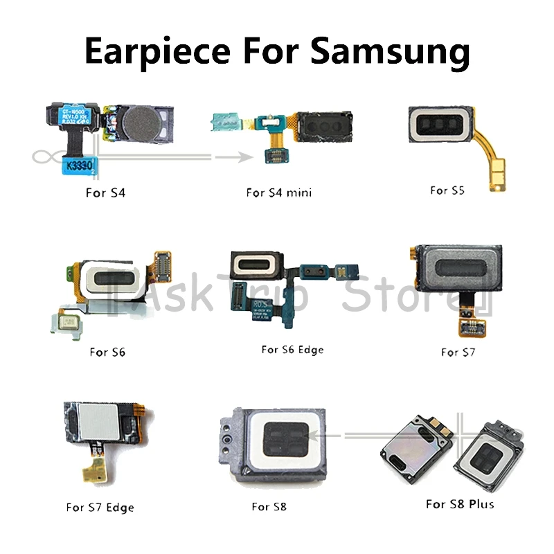 Наушник для телефона наушники динамик гибкий кабель samsung Galaxy S3 I9300 S4 I9500 S5 G900F S6 S7 Edge