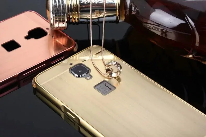 Luxury Aluminum Metal case For OnePlus 3 3t Hard gold Mirror Hybrid Protector back cover for one plus Three phone shell |
