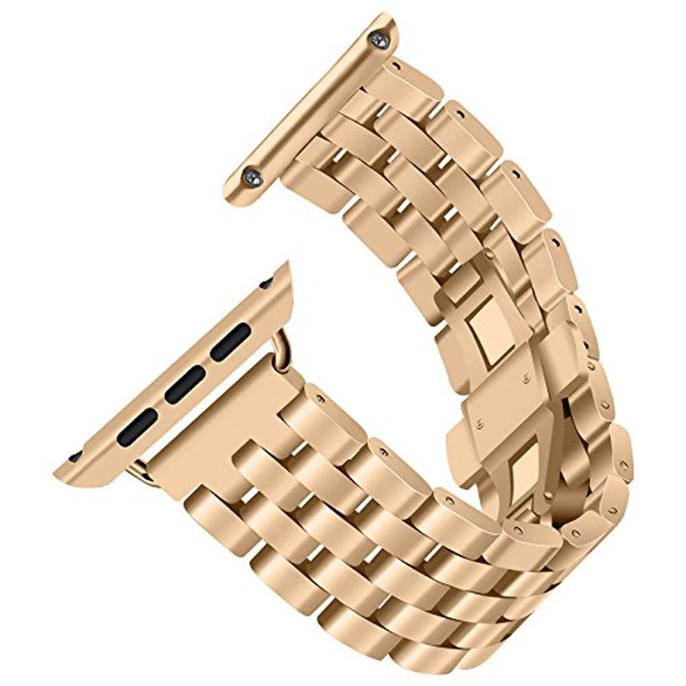 Ремешок из нержавеющей стали для наручных часов сменный Браслет iWatch Apple Watch Sport