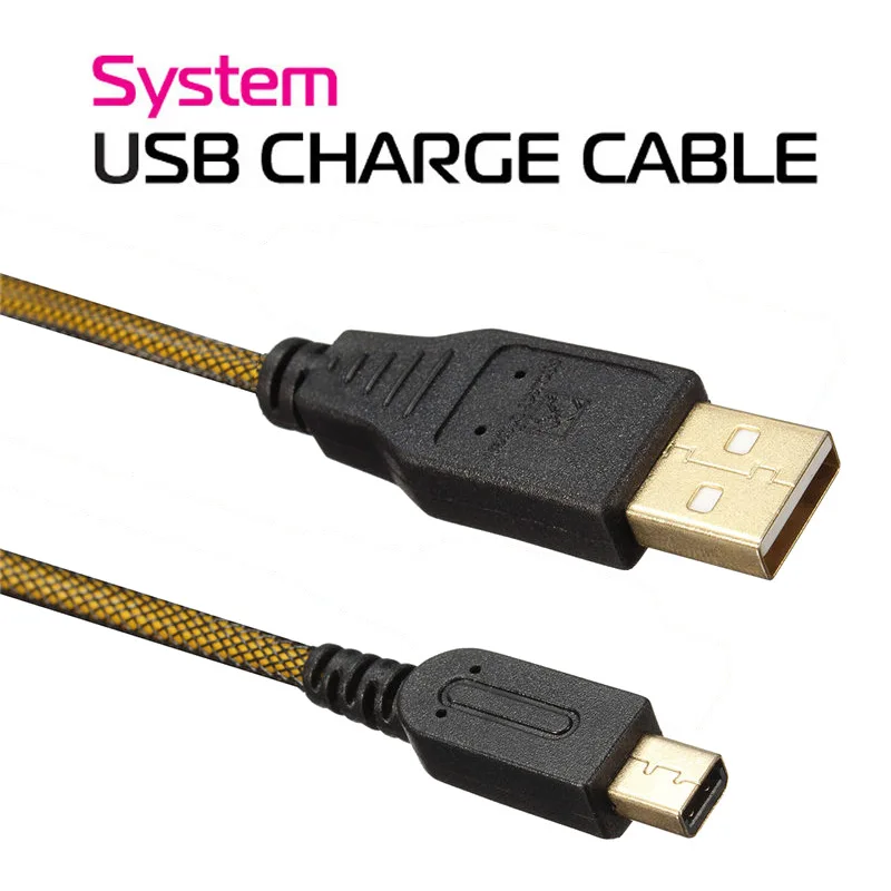 Высокое качество 1 5 м позолоченный порт USB зарядный кабель питания для Nintendo DSi DSiXL