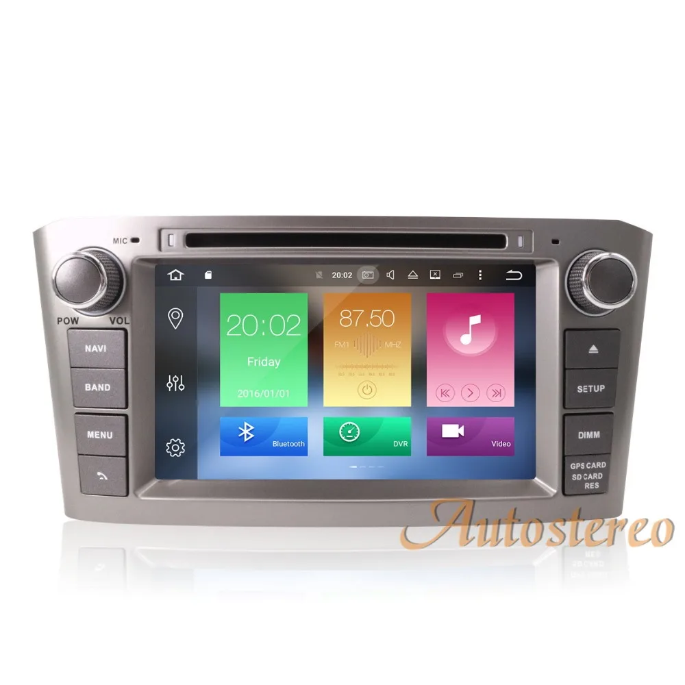 Android 9 DSP MAX 64GB Автомобильный dvd-плеер для Toyota Avensis 2002-2008 T250 gps навигация Мультимедиа Радио магнитофон головное устройство