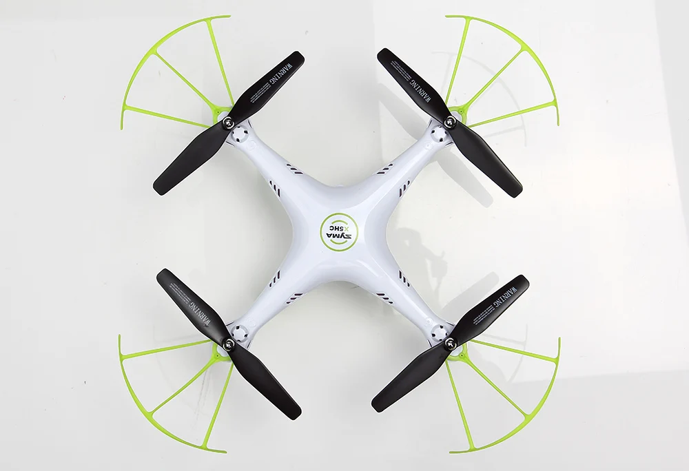 Дрон SYMA X5HC с дистанционным управлением с камерой 2MP HD Авто парящий Безголовый режим RC вертолет Квадрокоптер игрушка