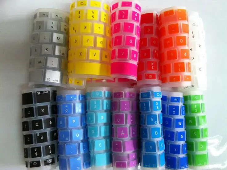 Европейская защита для клавиатуры с немецкими буквами Macbook Air Pro Retina чехлы