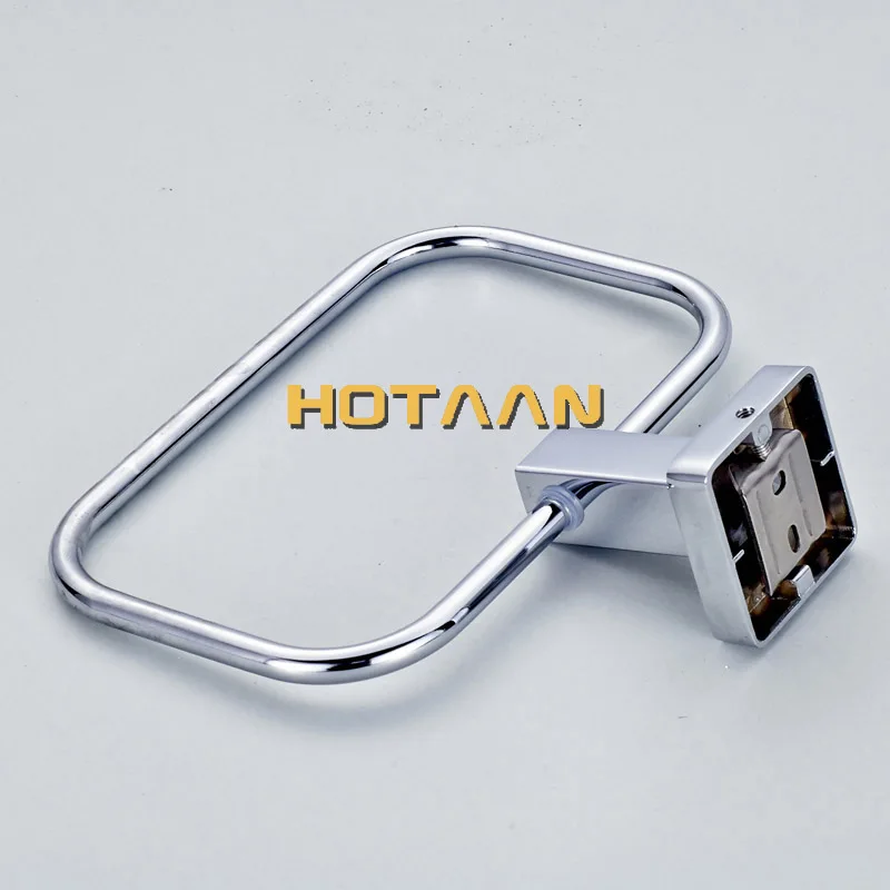 HOTAAN набор аксессуаров для ванной из нержавеющей стали, крючок для халата, держатель для бумаги, вешалка для полотенец, мыльница, наборы для ванной комнаты, хром 810700T