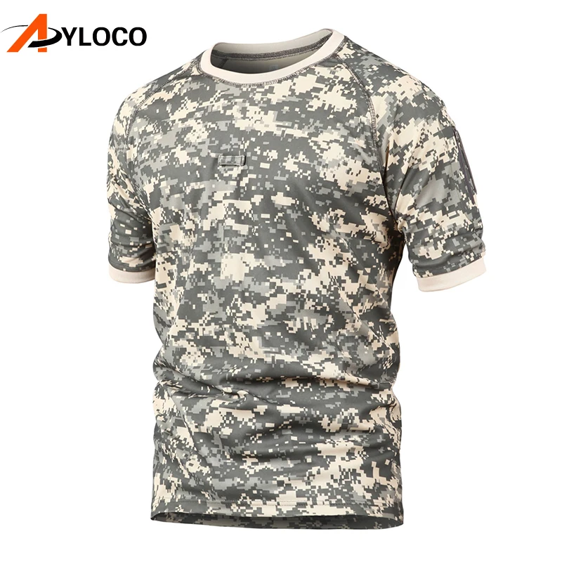 Футболка мужская быстросохнущая с коротким рукавом и круглым вырезом | Спорт