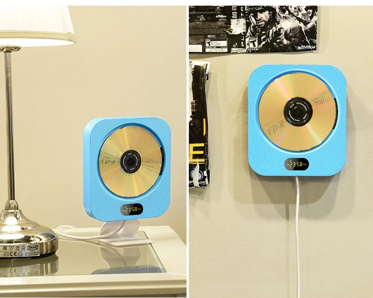 MP3 Cd плееры домашний настенный Hi-Fi настенный аудио cd плееры Портативный музыкальный fm-радио Bluetooth MP3/CD/WMA USB воспроизводитель Cd Casa