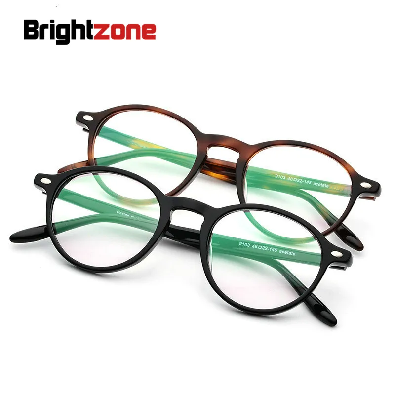Brightzone высокое качество ацетат анти синий луч света очки марки прозрачные Плано