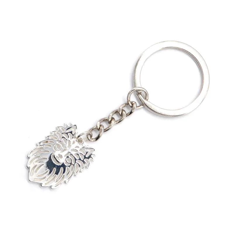 Брелок из сплава с длинной шерстью для чихуахуа | Брелки