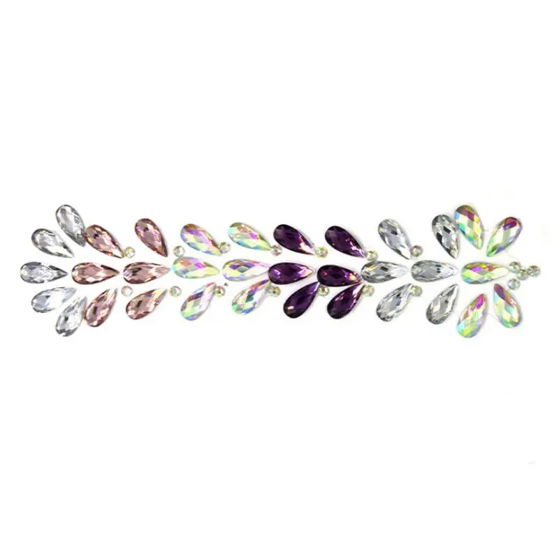 Временные блестящие тату наклейки Стразы украшения для лица праздничные макияжа