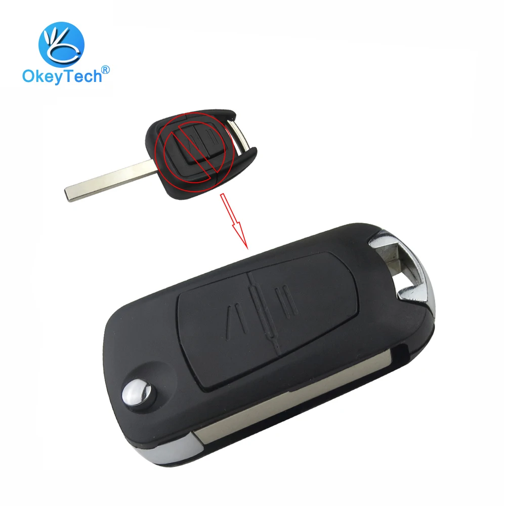 OkeyTech откидной складной чехол для автомобильного ключа с дистанционным