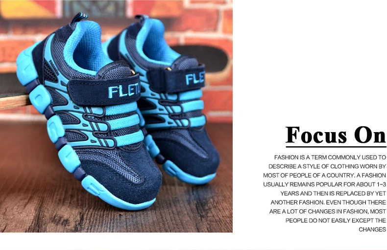 Children's shoes genuine leather sports shoes new autumn Fashion Non-slip sneakers size 21 to size37