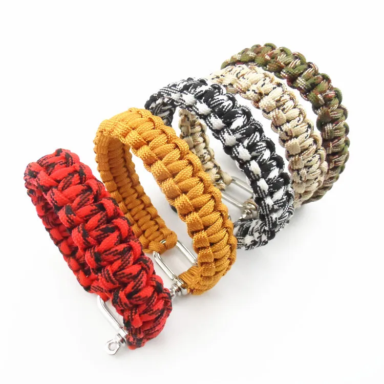 Новинка 2016 Открытый браслет для выживания Мужская самоспасательная скоба