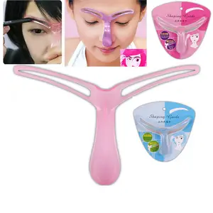 Высококачественный макияж для бровей Трафарет формирователь линейка измерительный инструмент