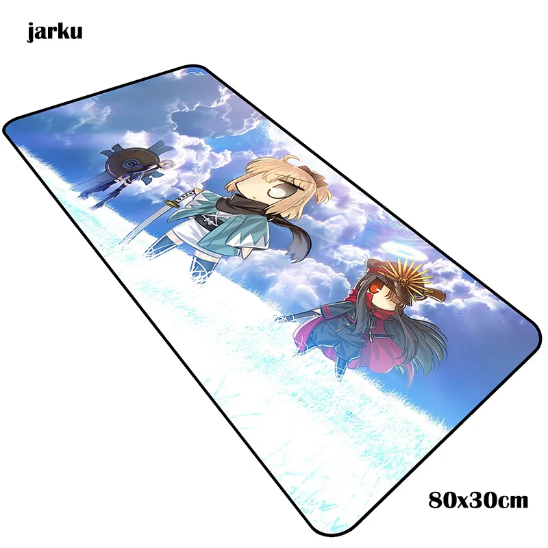size 800x300x3mm Fate grand order коврики 800x300x3 мм подставка для запястья игровой коврик для мыши большая клавиатура Коврик для мыши Настольный Ноутбук Аксессуары для геймеров коврик для мыши - Цвет: size 800x300x3mm