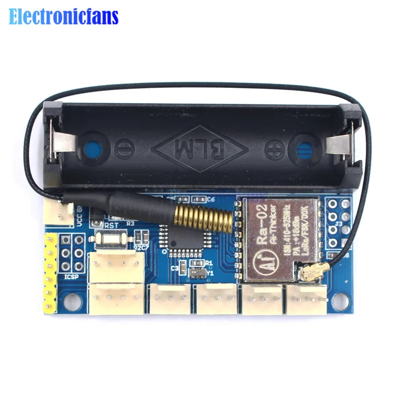 Беспроводной модуль LoRa Radio Node V2.0 433 МГц SX1278 интерфейс IPEX для Arduino ATmega328P 3 7 12 В