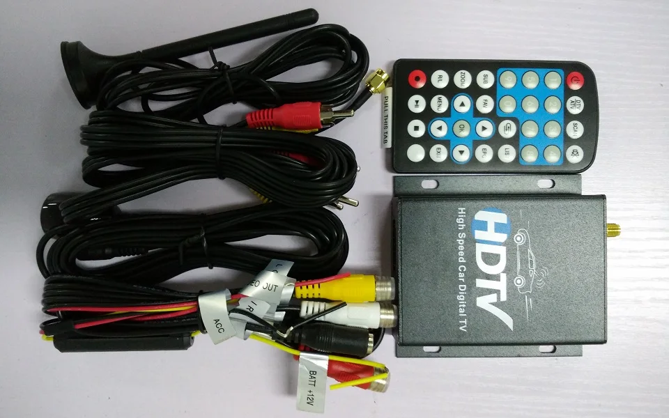 12V 24V Car ATSC Северная Америка цифровой ТВ приемник Box Full One Seg с Антенна
