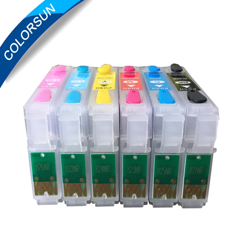 Многоразовый чернильный картридж 81 T0811N для epson R295 фото 1430 Вт RX590 RX610 RX690 RX695 1410 TX659