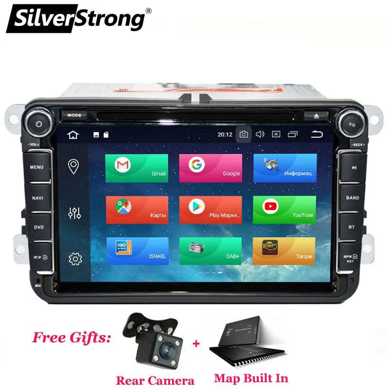 801X5 CAM SilverStrong 4G+ 32G Android9.0VW автомобильный DVD TPMS для Volkswagen PASSAT для Golf MK6 Navi gps B5 B6 B7 801X5 - Цвет: 801X5 CAM