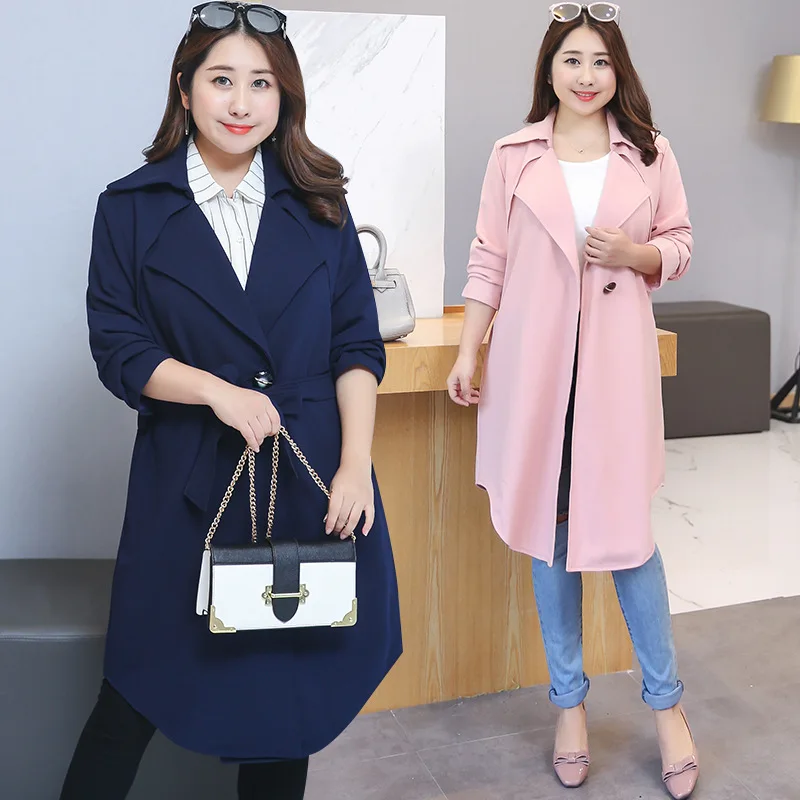 Женская Длинная свободная ветровка элегантная зеленая в британском стиле на