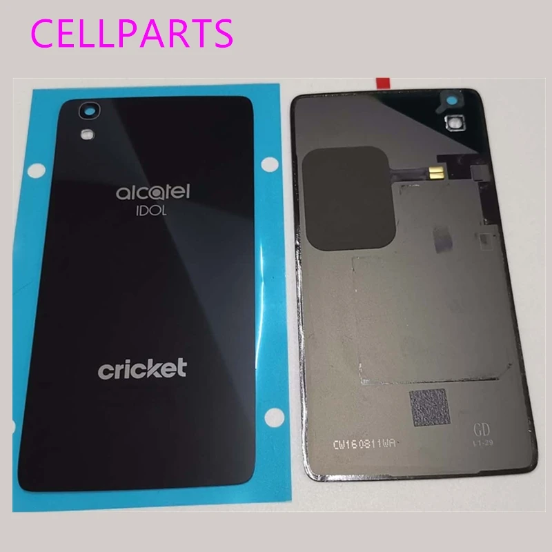 Для Alcatel One touch Idol 4 6055 OT6055 6055K 6055B 6055Y Крышка батарейного отсека с NFC задняя крышка