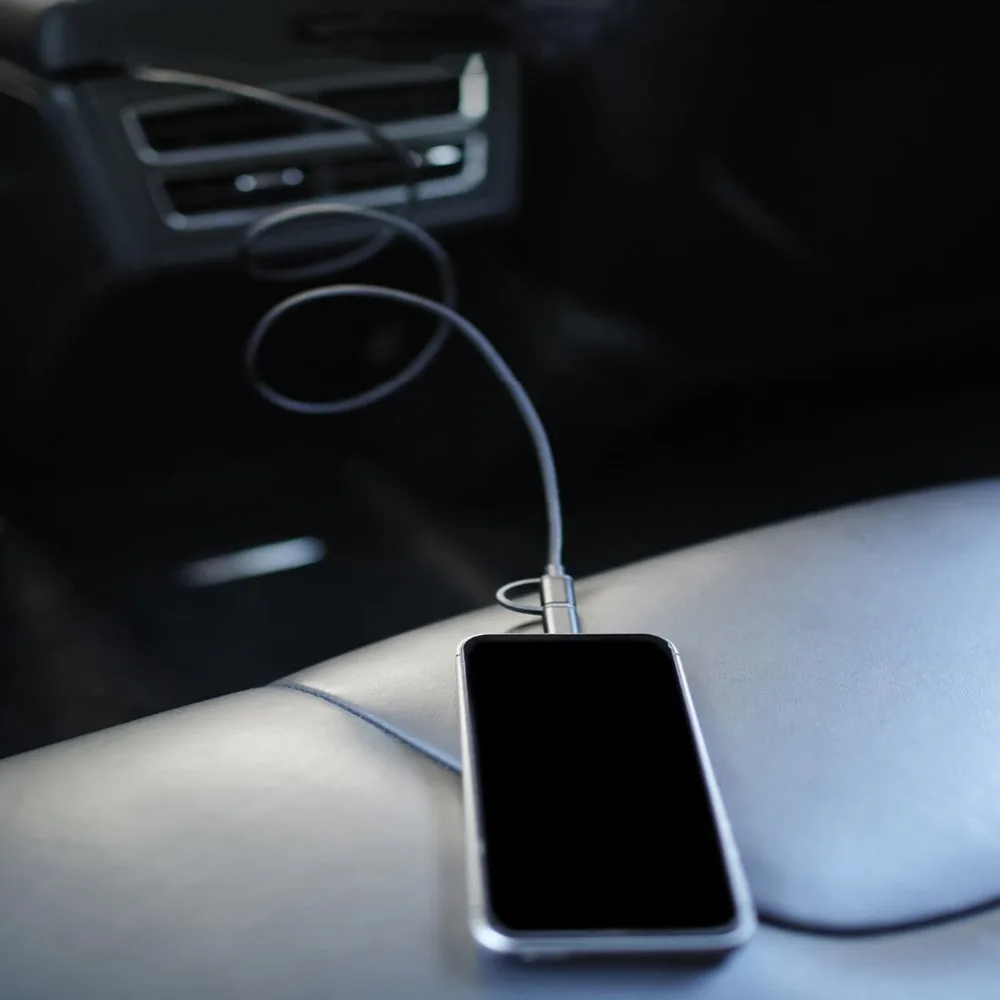 Xiaomi Mijia SK Two in one 0 3 M/1 5 M зарядный кабель передачи данных Lightning & micro USB прочное