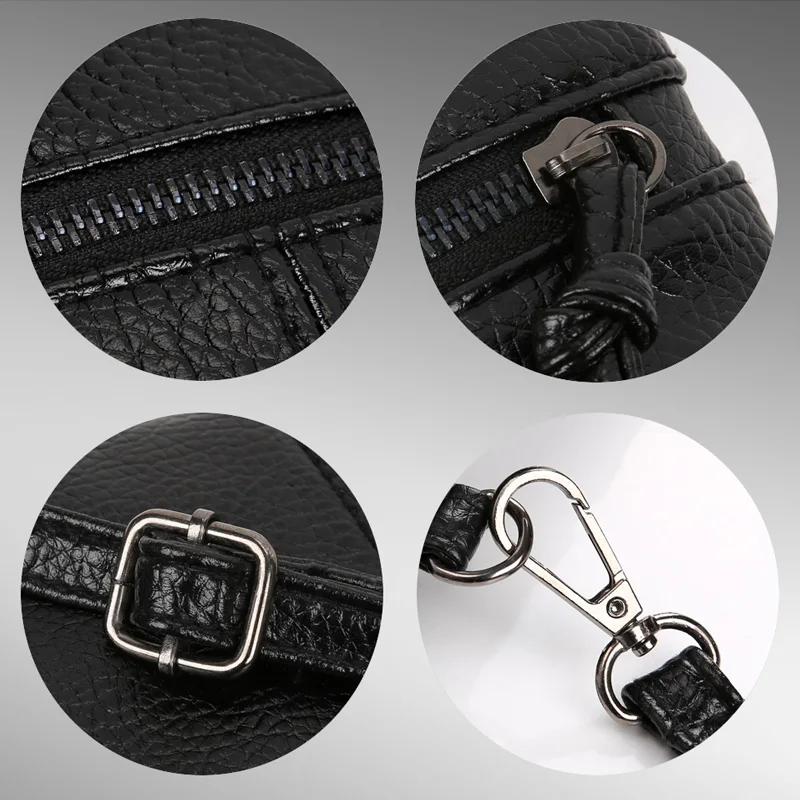 Винтажная маленькая черная сумка лидер продаж Женский кошелек для мобильного