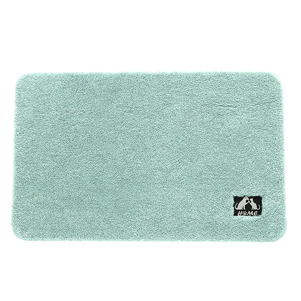 Высококачественный однотонный бархатный утолщенный домашний абсорбирующий