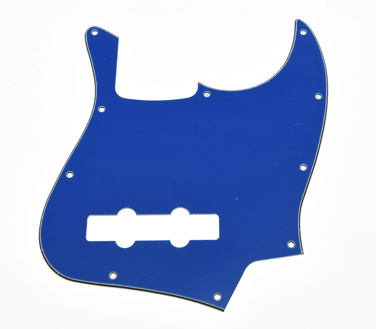 KAISH USA Spec Standard Jazz J Bass Pickguard Scrach Plate Blue 3 Ply Fits  for Fender