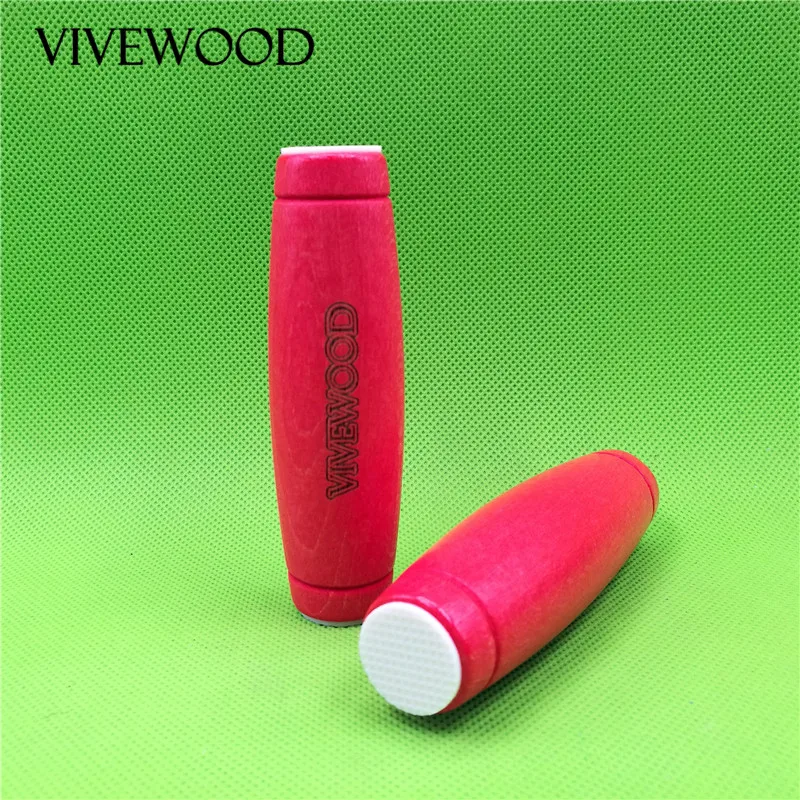 VIVEWOOD Kururin игрушка из бука с нетоксичной силиконовой подушкой MOKURU Toy зеленая и