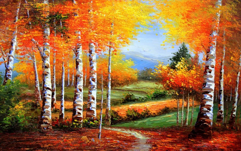 3D занавески с масляной живописи для спальни фото гостиной Затемненные окна