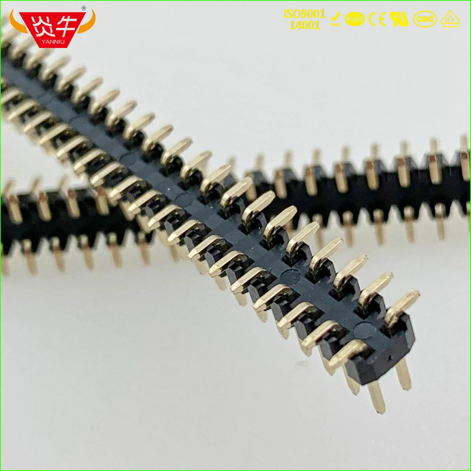 2 0 мм Шаг 2X40P 80PIN Штекерный разъем для полосы двухрядный вертикальный штыревой