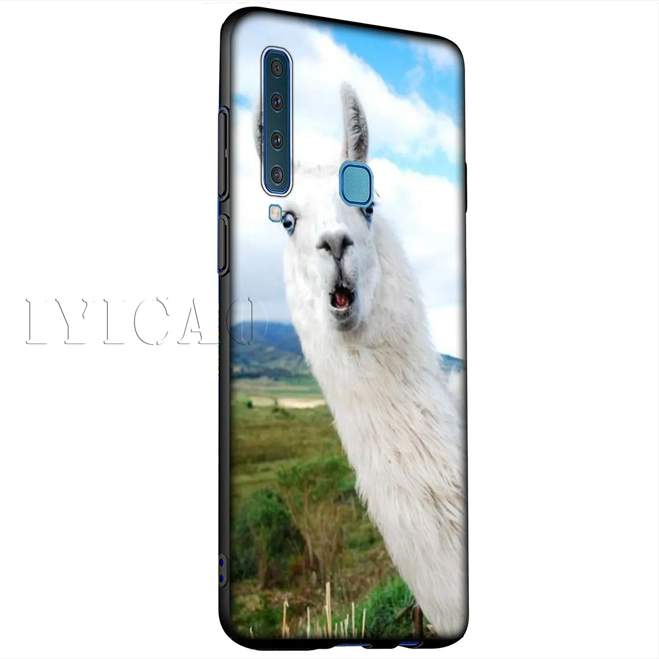 IYICAO Lama Llama Alpacas Animal Silicone Soft Case for Samsung Galaxy A6 Plus A9 A8 A7 2018 A3 A5 2016 2017 Note 9 8 |