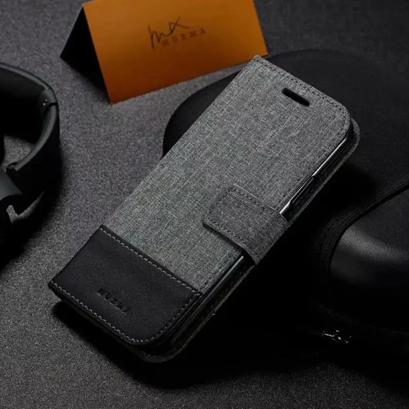 Кожаный чехол с откидной крышкой для Motorola G7 Plus Power кошелек Moto One Z3 Play флип