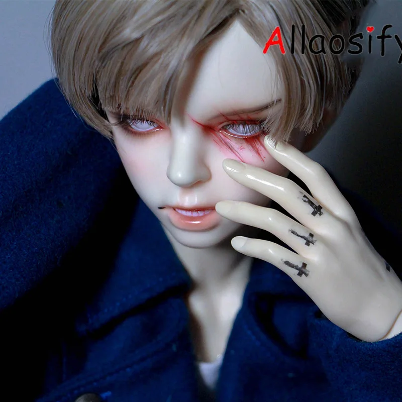 Allaosify для мальчиков и девочек bjd волосы 1 шт. короткий BJD парик 1/3 1/4 1/6 bjd кукла парик