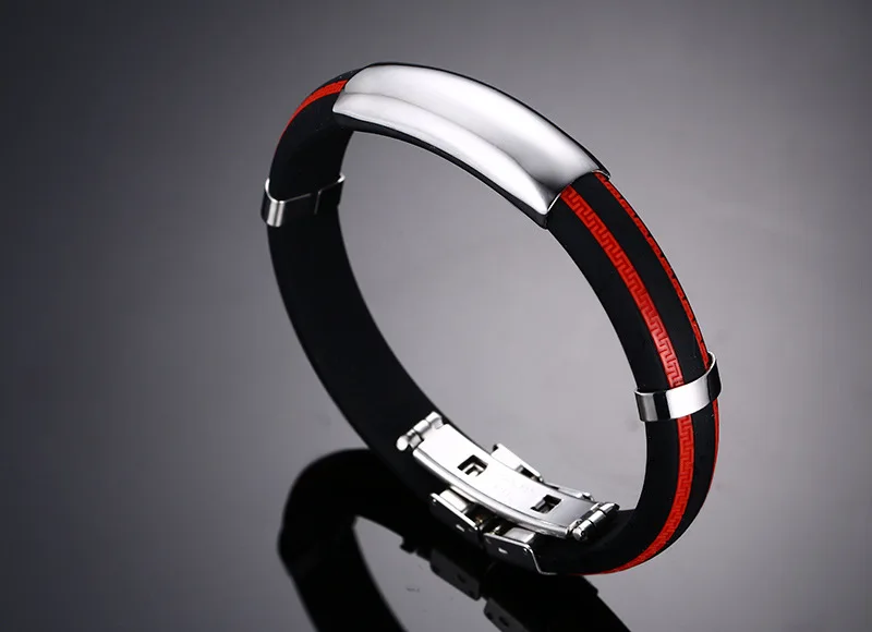 Женские и мужские крутые Серебристые браслеты Pulseira Feminina стиль Pulseiras нержавеющая