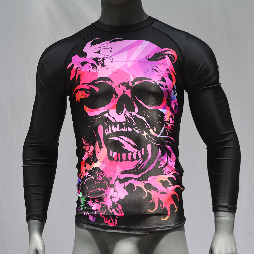 (Джиу джицу) сублимированное печатных Плавание ming Сыпь гвардии рубашка Для