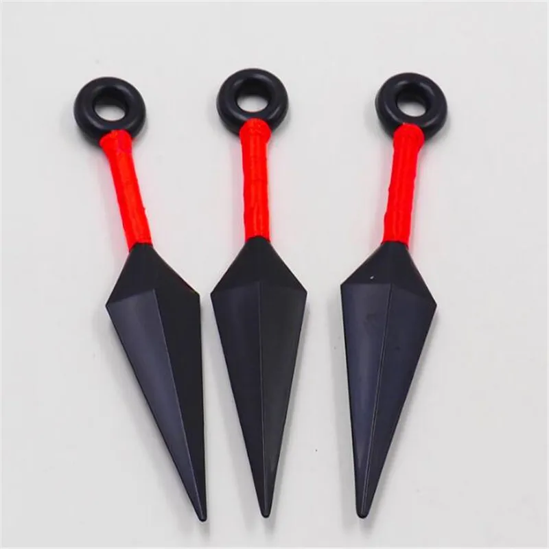 red Аниме Наруто Ninj a Uzumaki Kunai Shuriken Метательное оружие реквизит игрушка для косплея A757 - Цвет: red