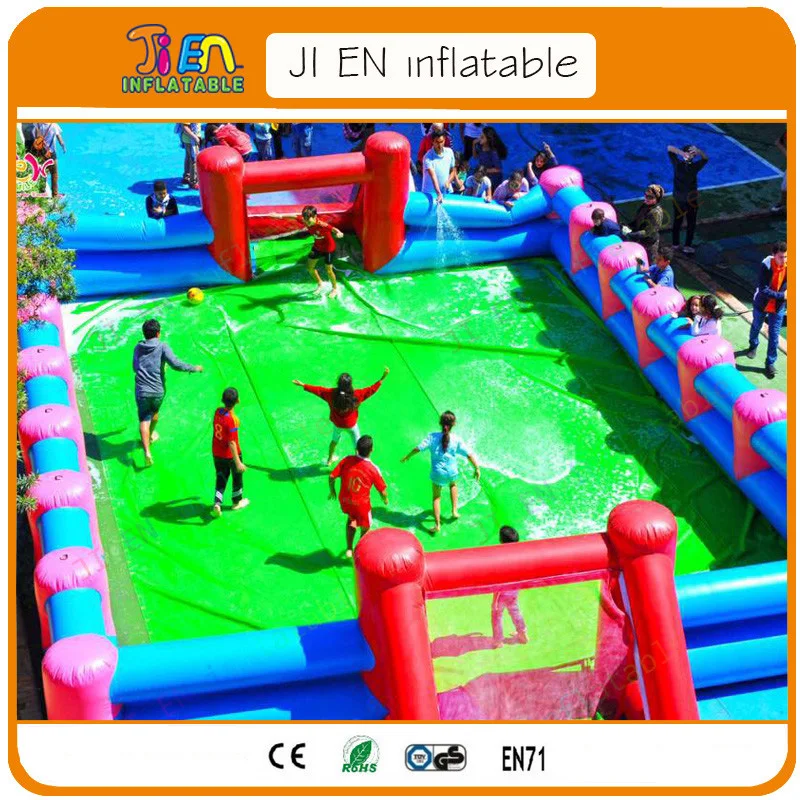 Надувное футбольное поле для детей Бесплатная доставка по воздуху с напольным